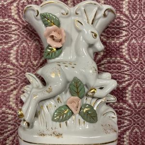 Shabby Chic Wall Pocket with Deer